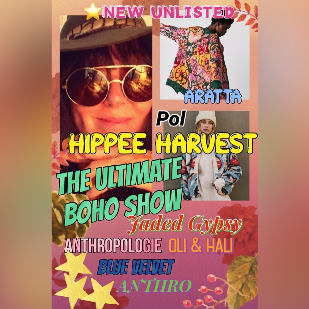HIPPEE HARVEST BOHO POP UP SALE SHOW TODAY 2PM PST